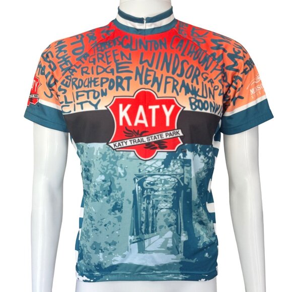 Peaksports Cycling Jersey Unisex S Multicolor Polyester Short Sleeve Zipper - Picture 1 of 8